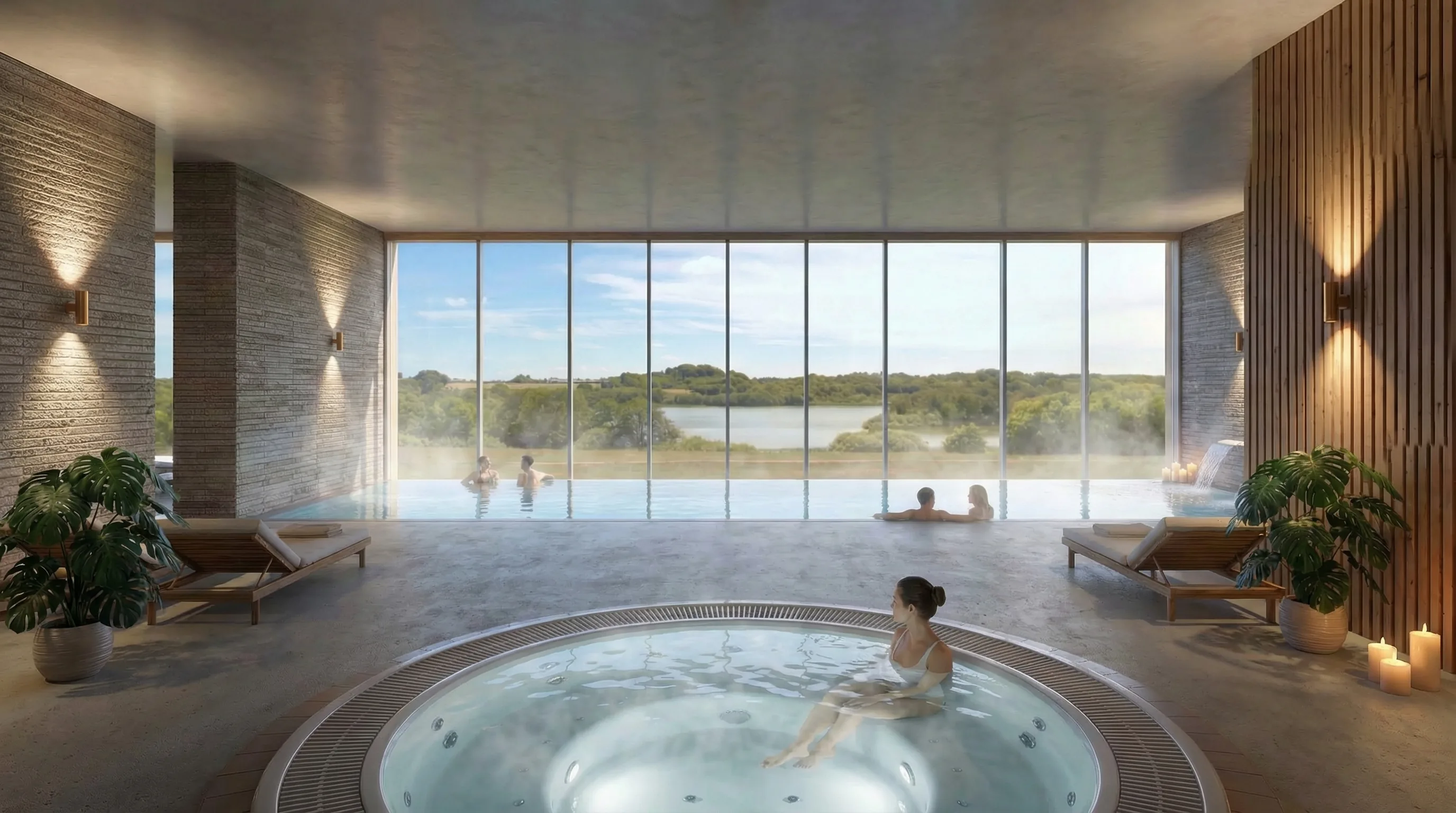Spa og wellness visualisering ved Udsigten Haderslev